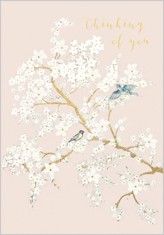 Thinking of You - Cherry Blossom Birds