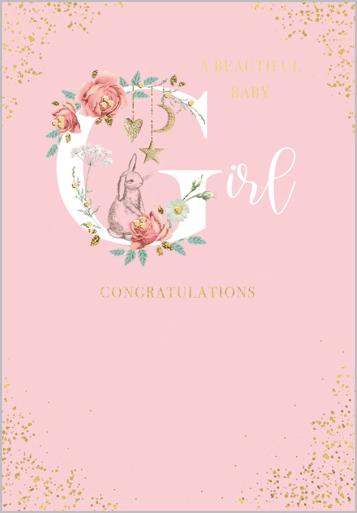 Vintage Lettering - Baby Girl