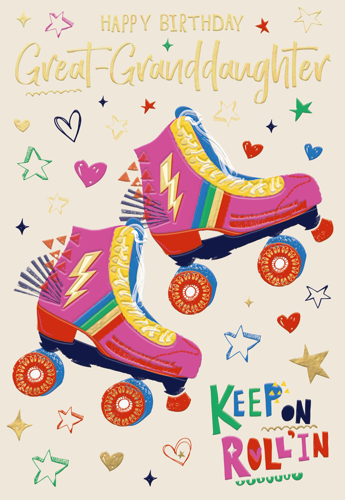 Great-Granddaughter - Keep on Rollin Skates
