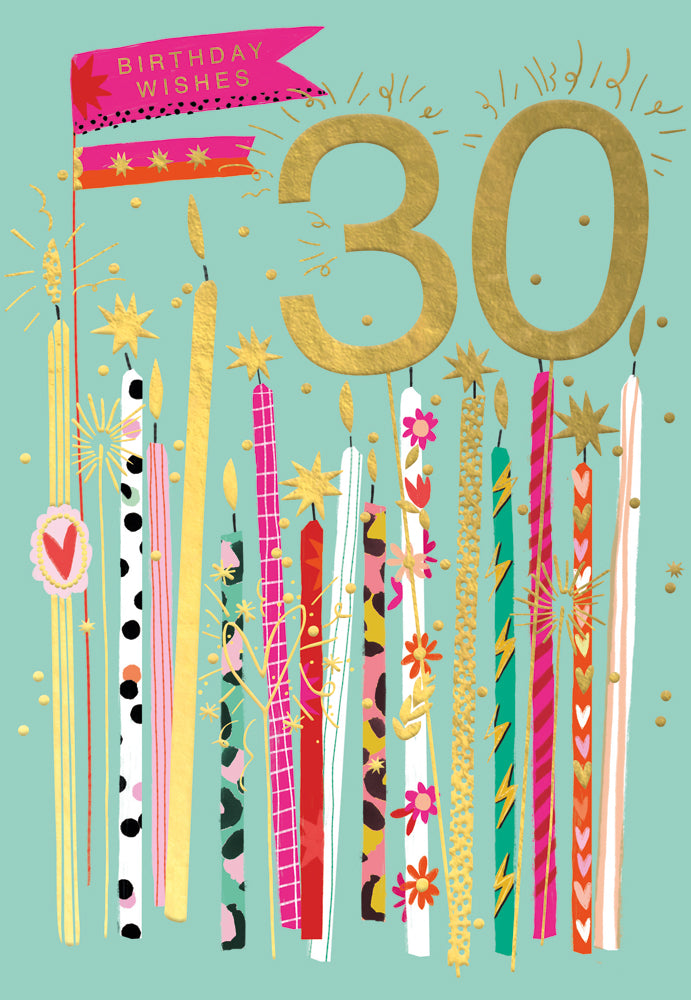 30 Birthday Candles