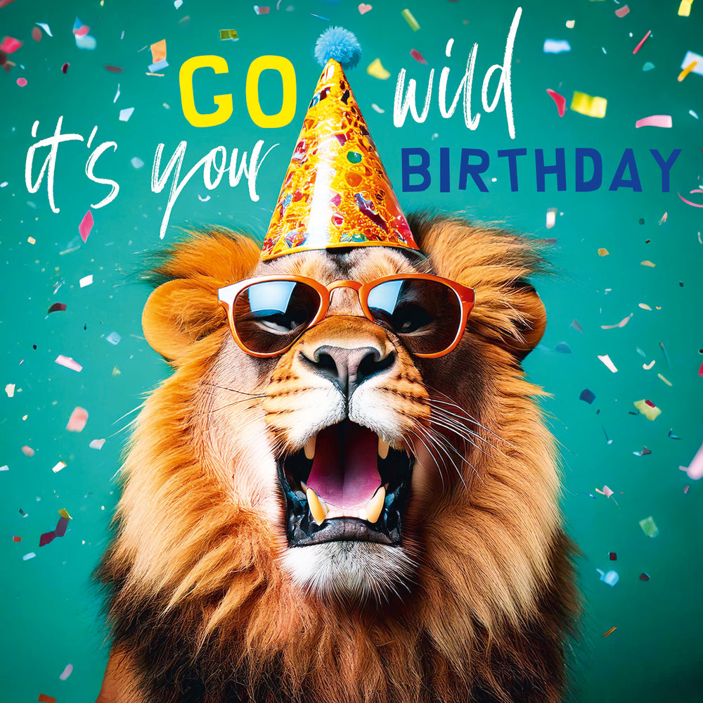 Wild Birthday Lion