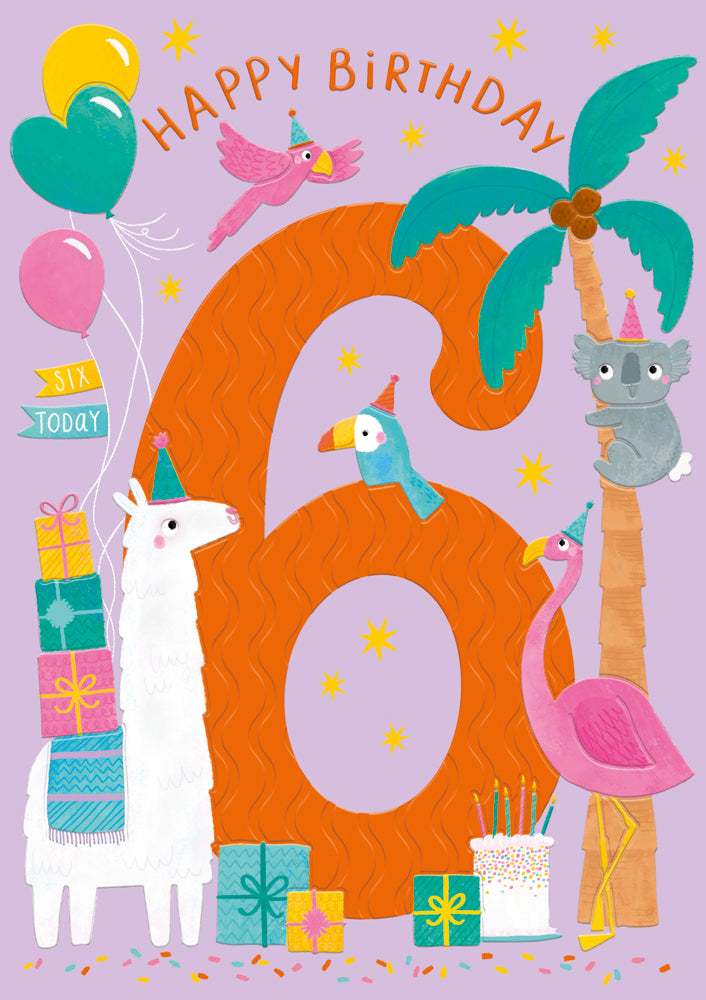 Age 6 Girl Tropical Party
