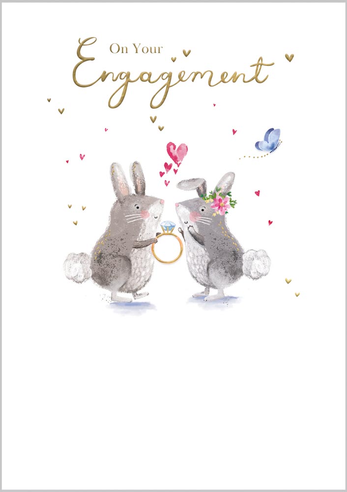 Engagement Cute Rabbits