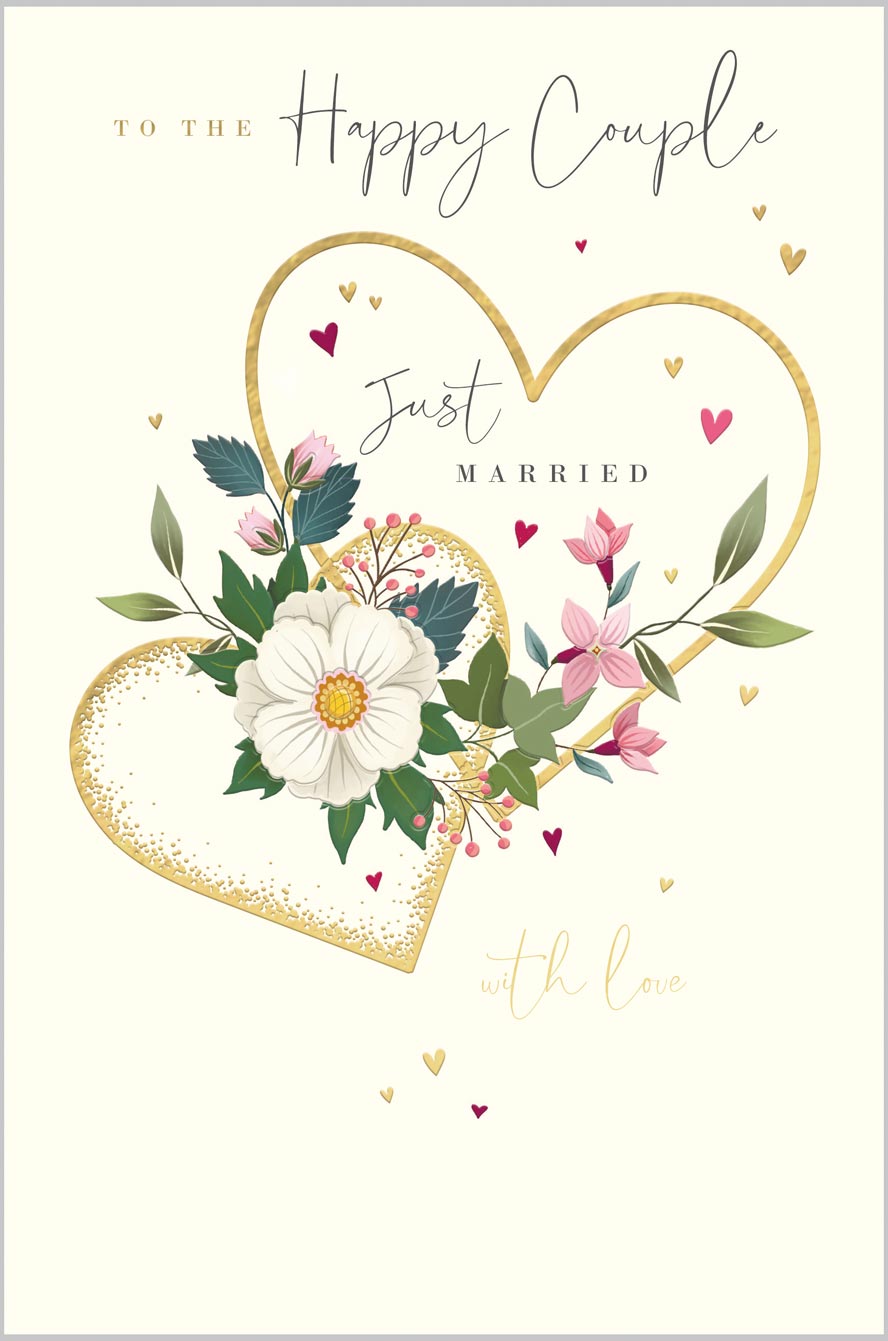 Wedding Happy Couple Love Hearts