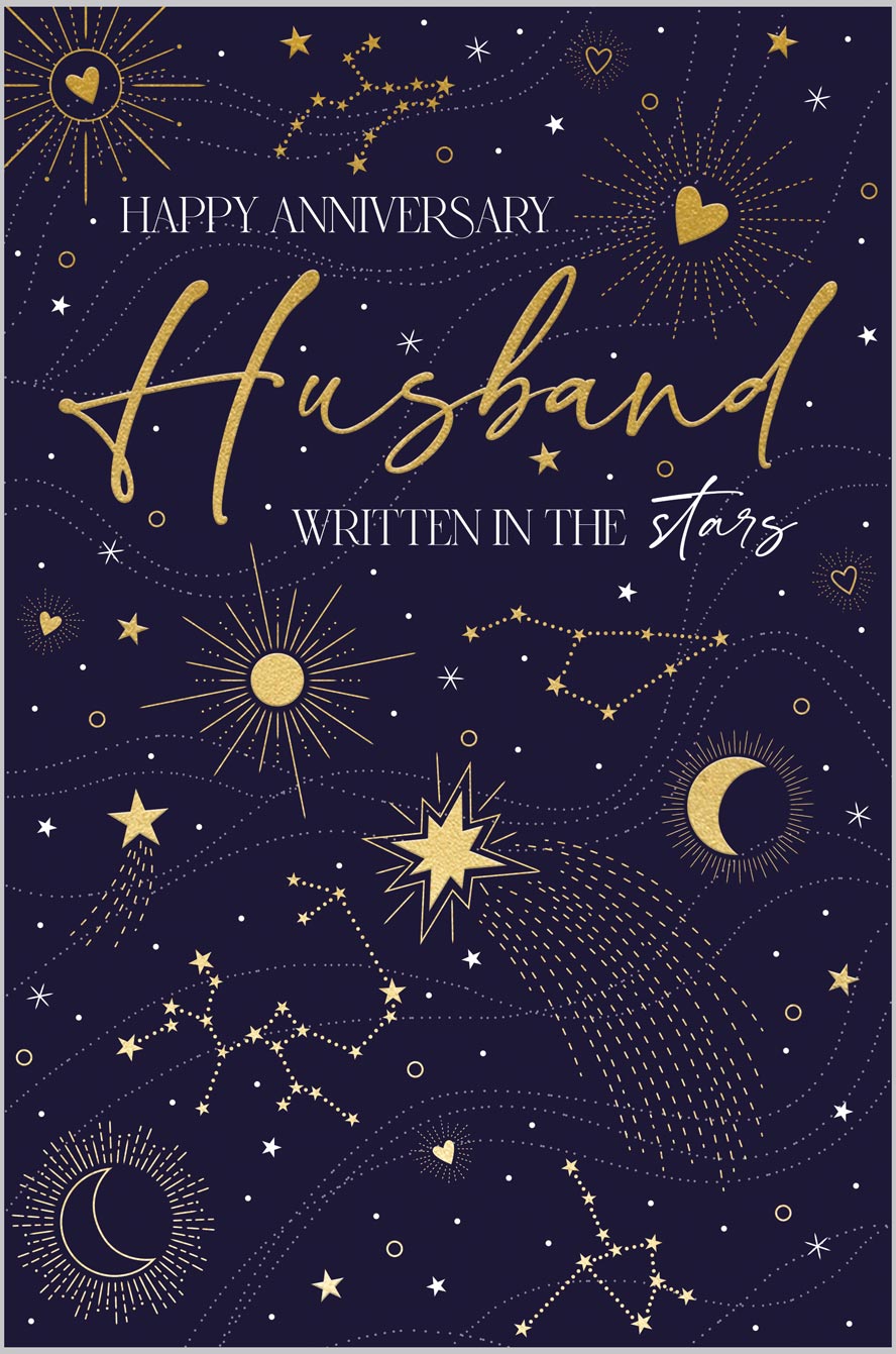 Husband Anniversary Written in the Stars