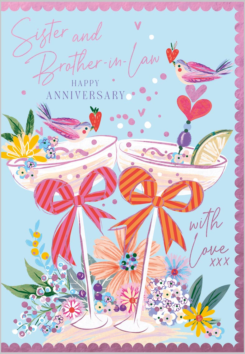 Sister and Brother-in-Law Anniversary Clinkin