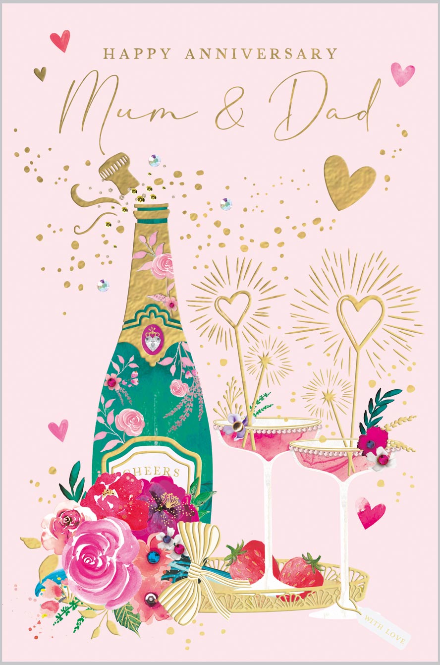 Mum & Dad Anniversary Champagne Drinks