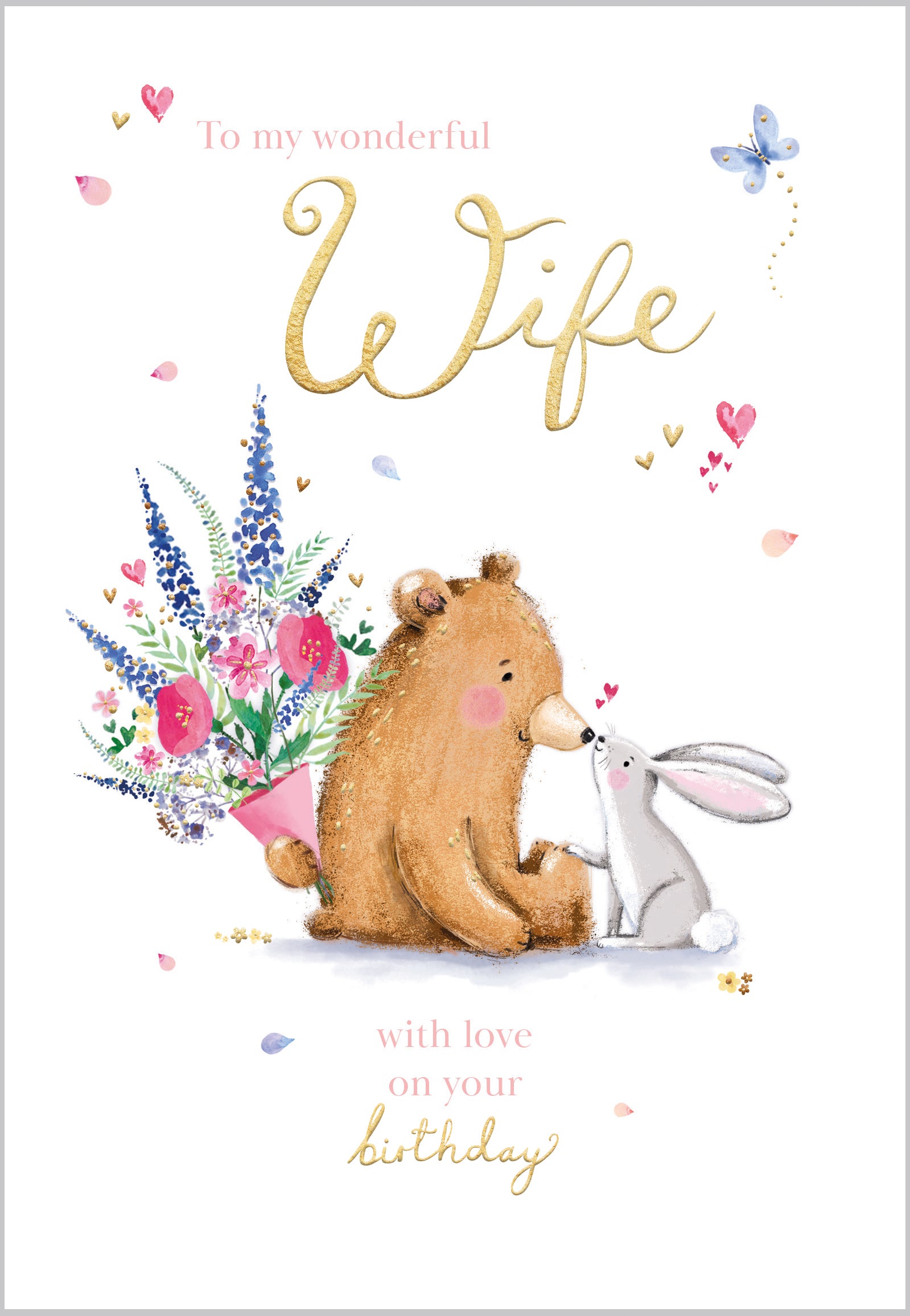 Wife Bear and Rabbit Couple