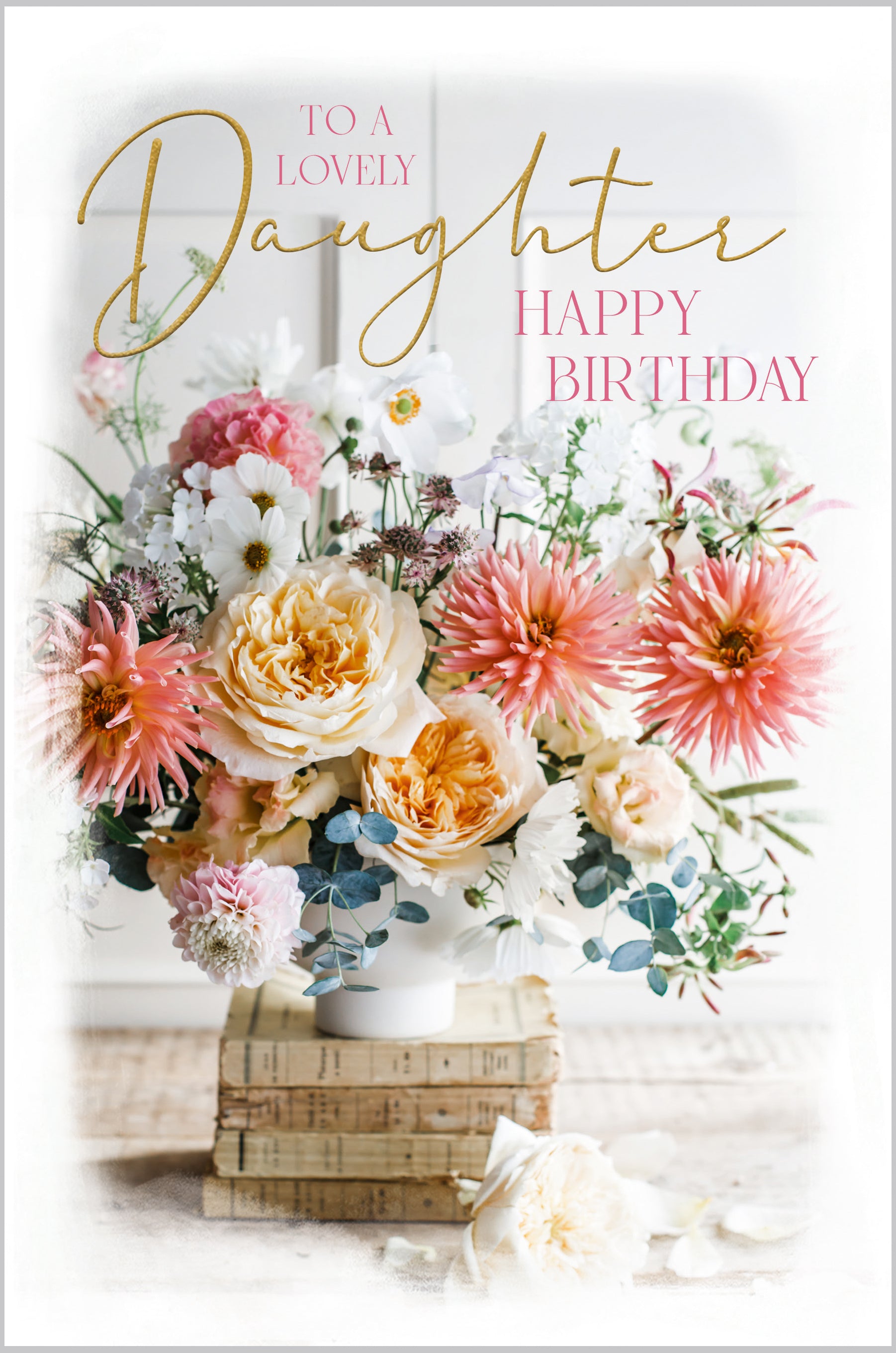 Daughter PeachRoses and Dahlias