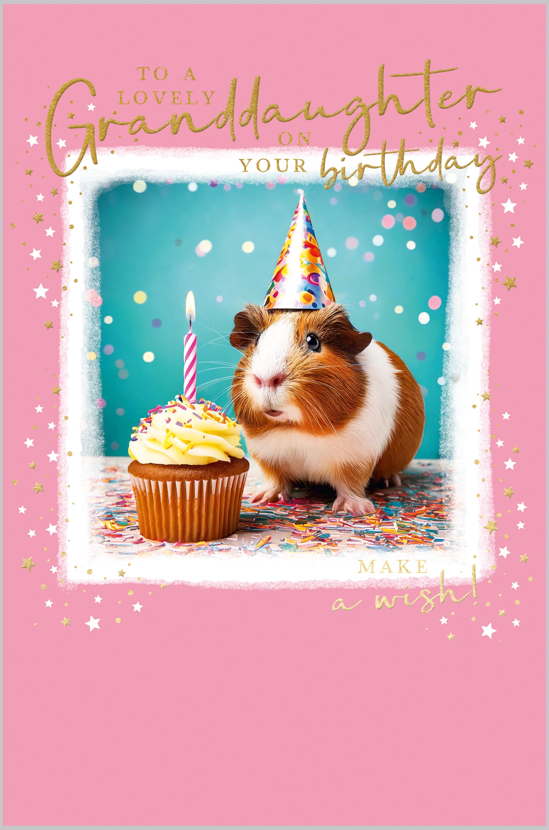 Granddaughter Guinea Pig and Cupcake
