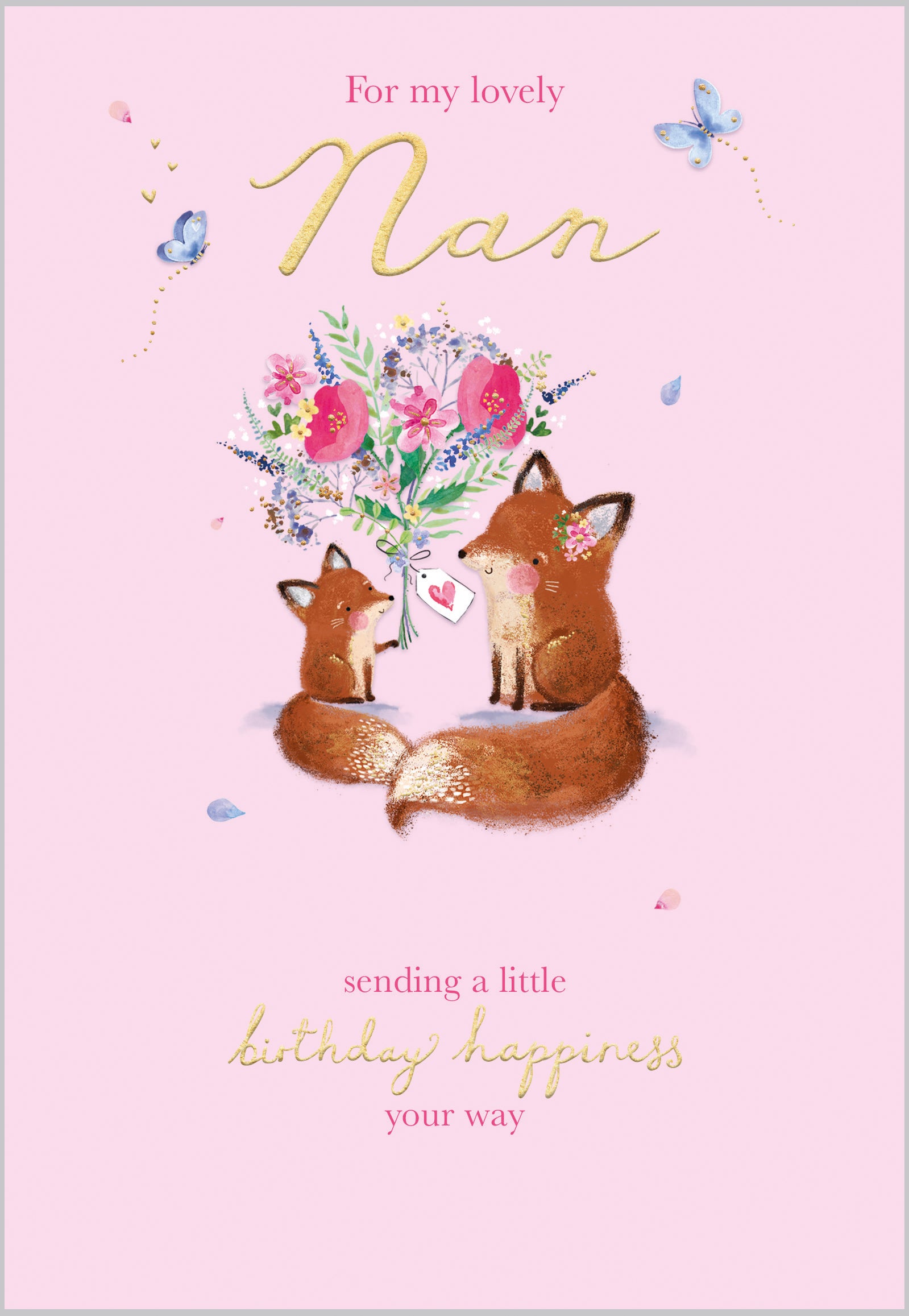 Nan Fox with Posy