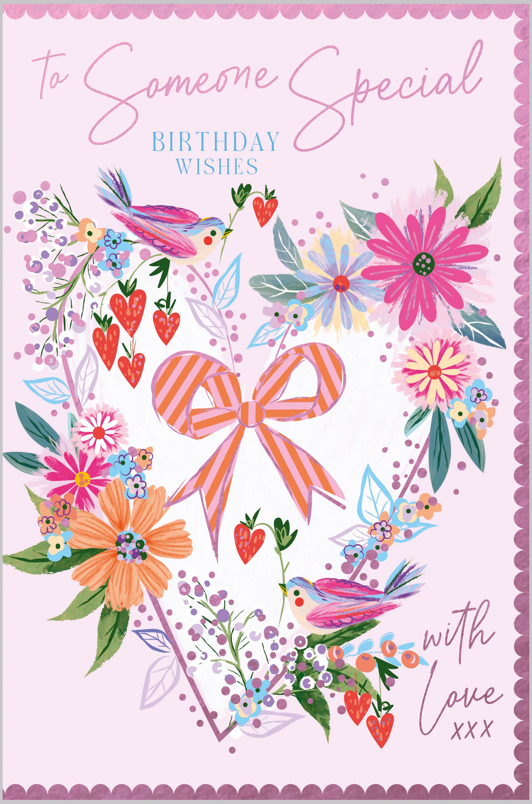 Someone Special Heart Flower Garland
