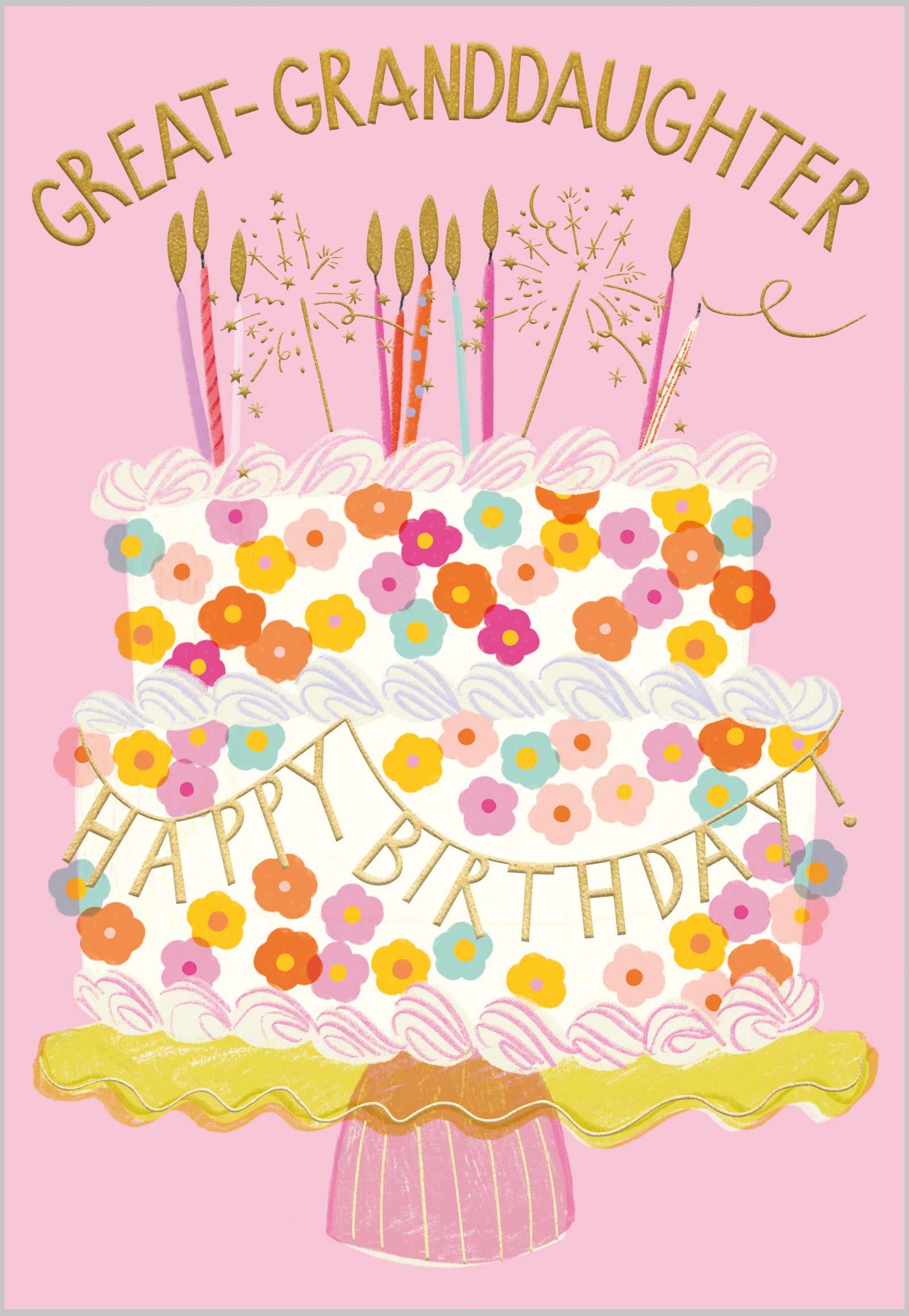 Great-Granddaughter Birthday Cake