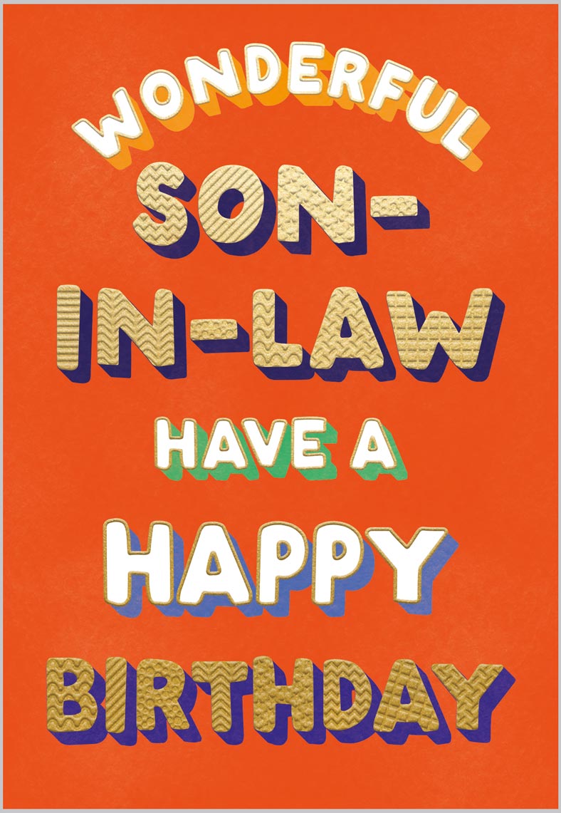 Son-in-Law Happy Birthday Text