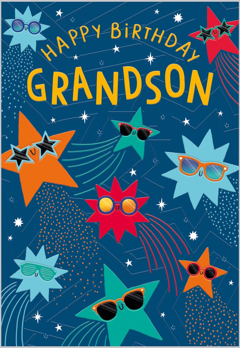 Grandson Birthday Stars