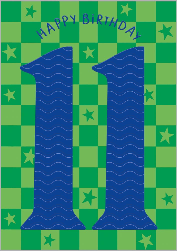 Age 11 Boy Checkerboard