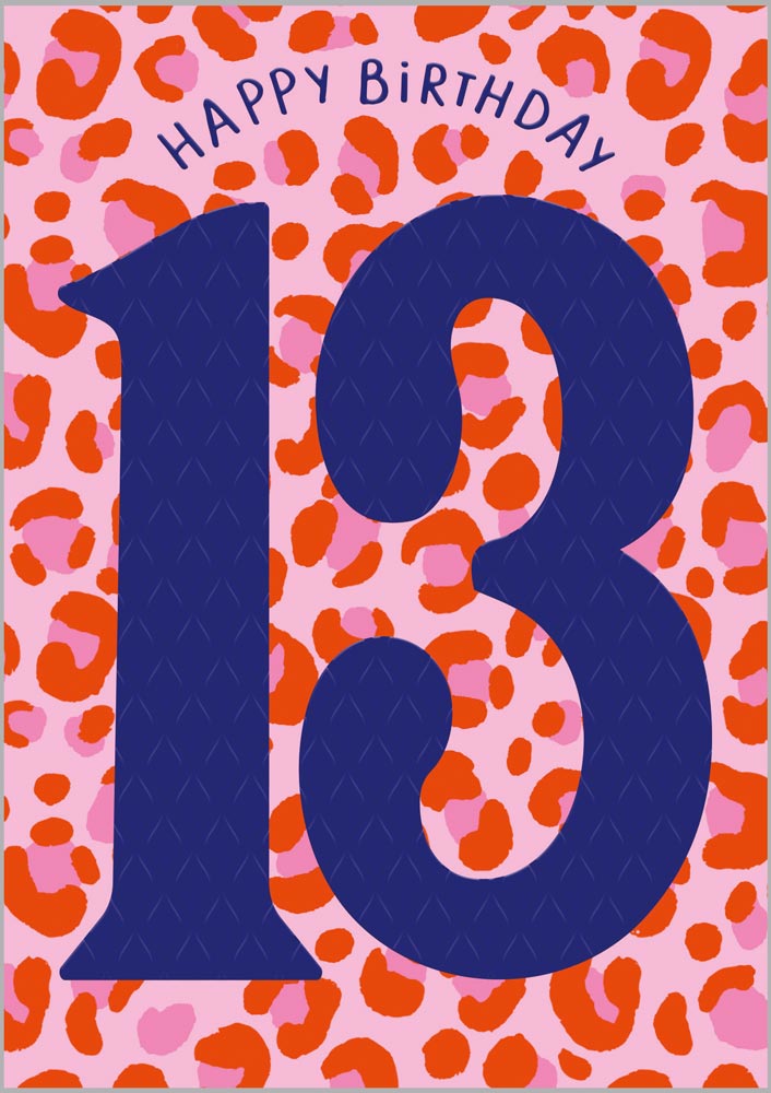 Age 13 Girl Leopard Print