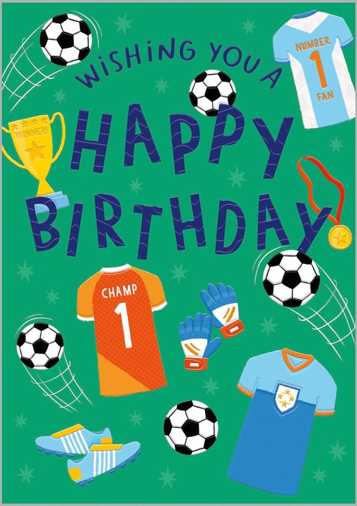 Footie Mad Birthday Boy