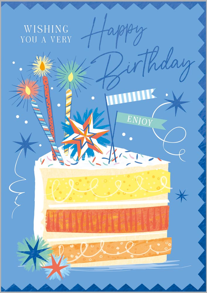 Birthday Cake Slice