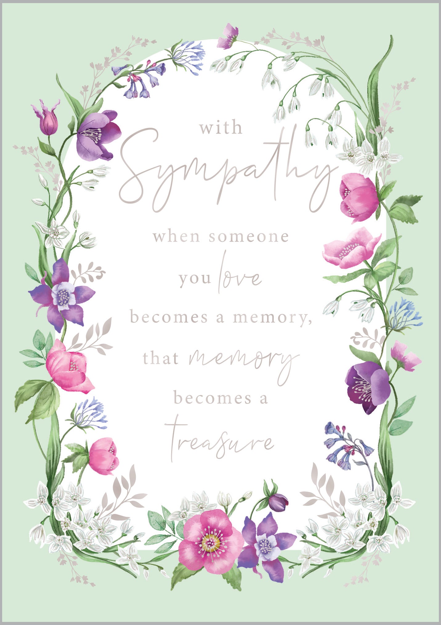 Sympathy Floral Border