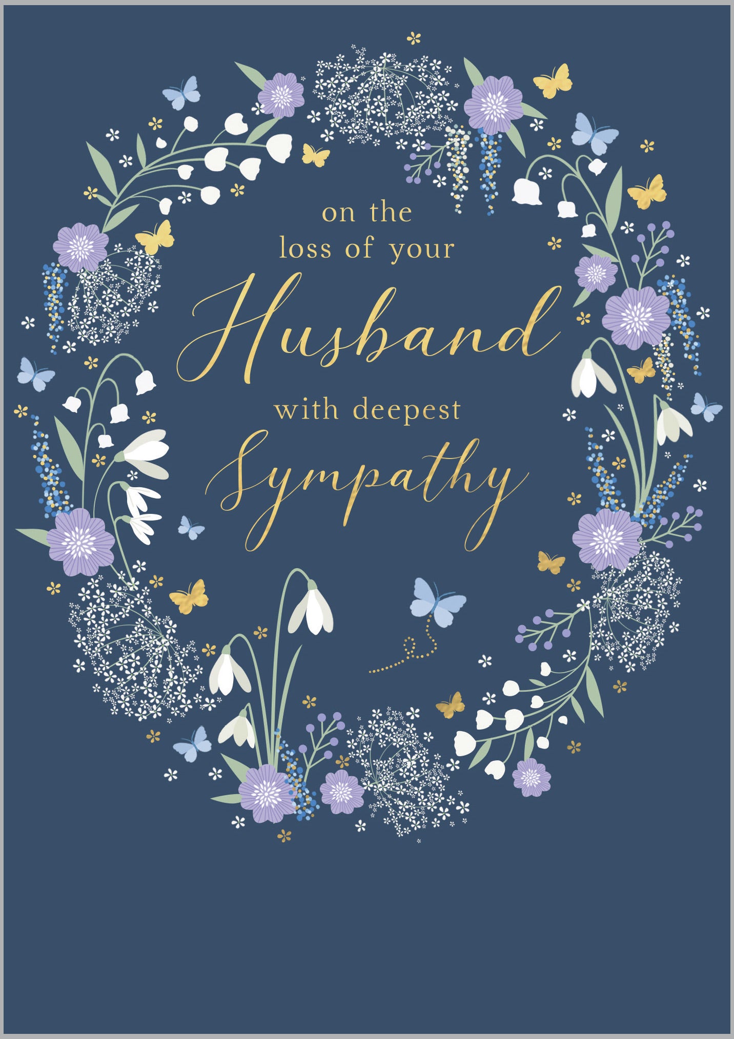 Sympathy Loss of Husband Wreath