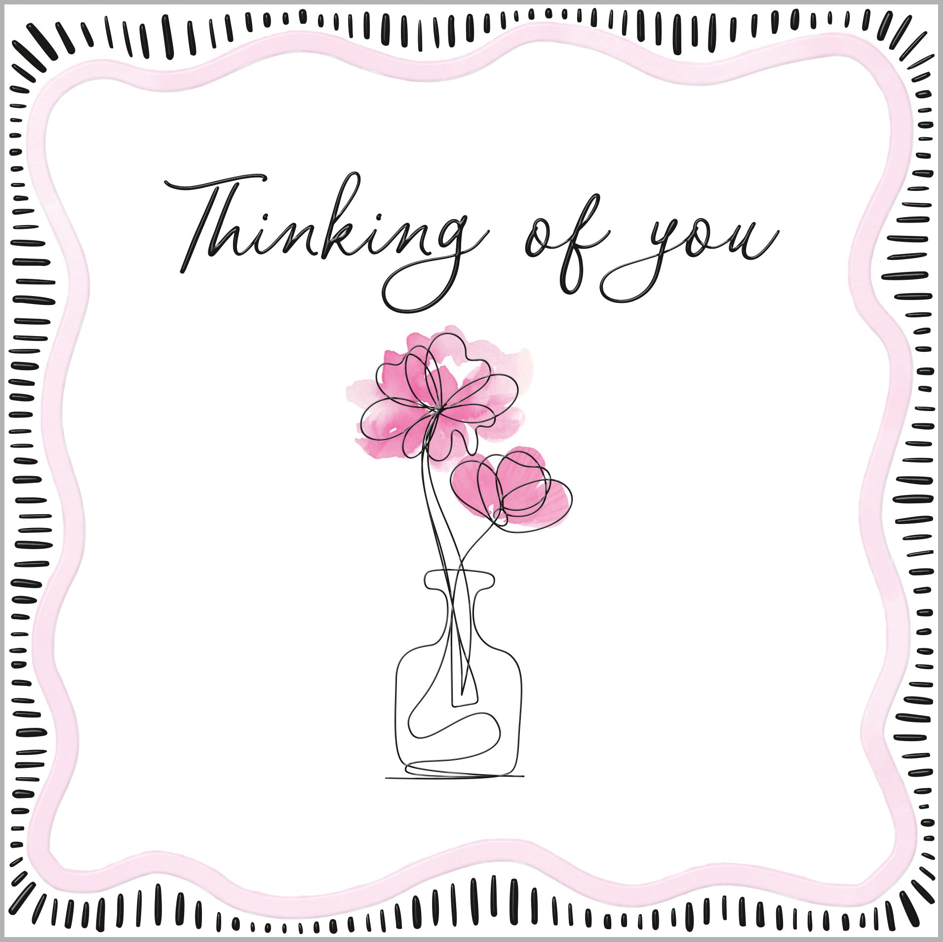 Thinking of You Flower vase