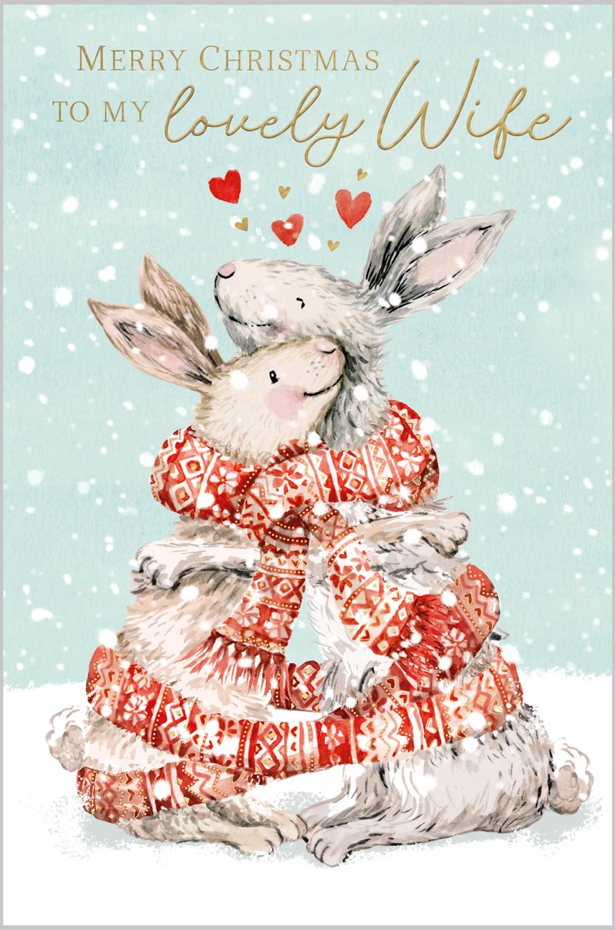 Wife Hare Embrace