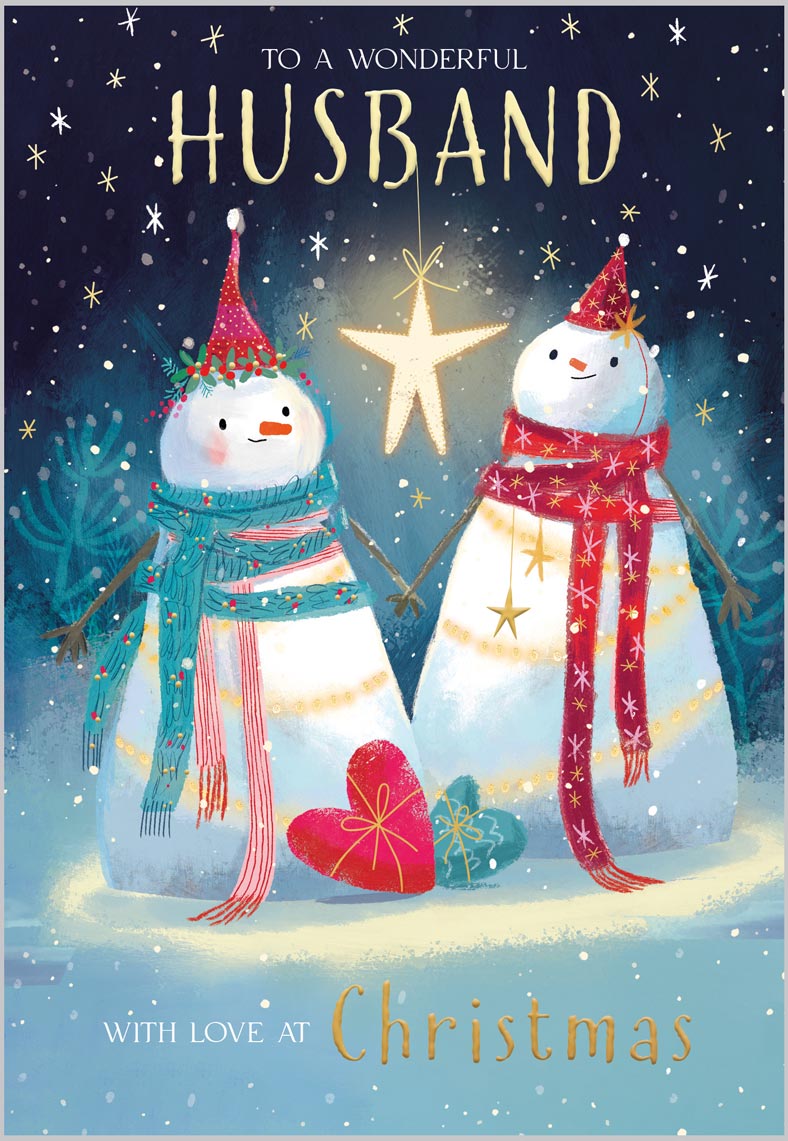 Husband Snow Couple