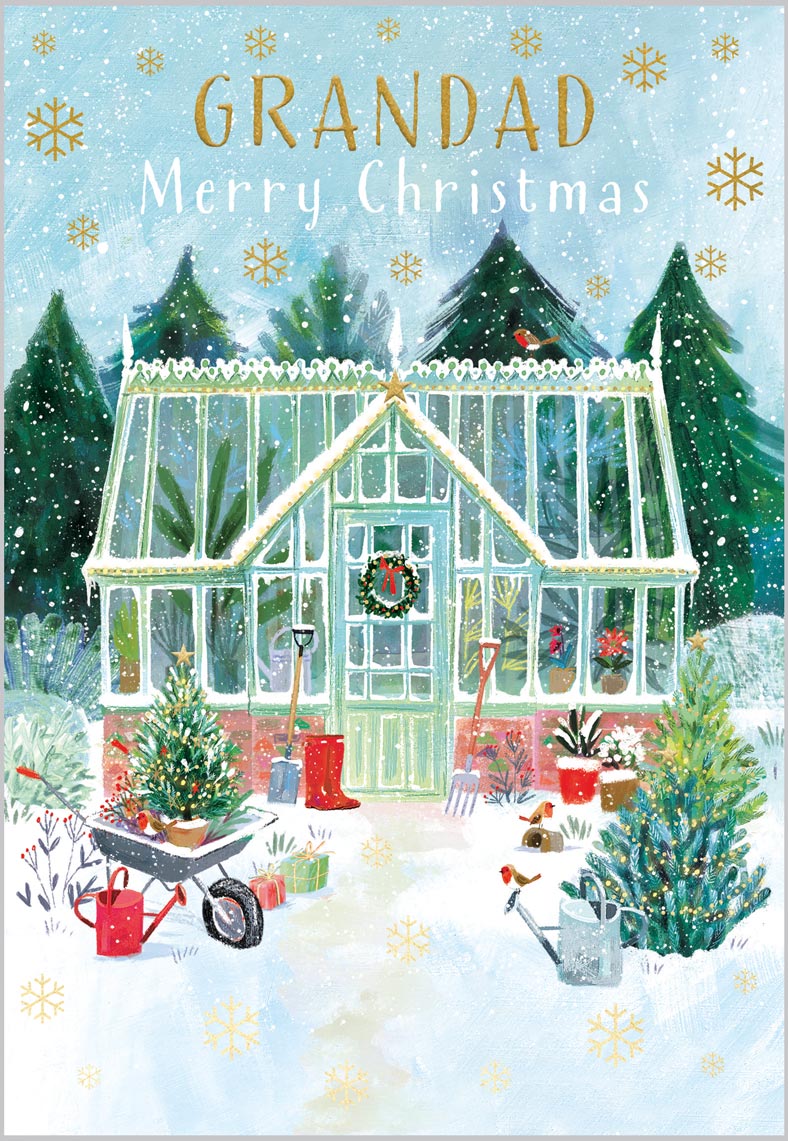 Grandad Christmas Greenhouse