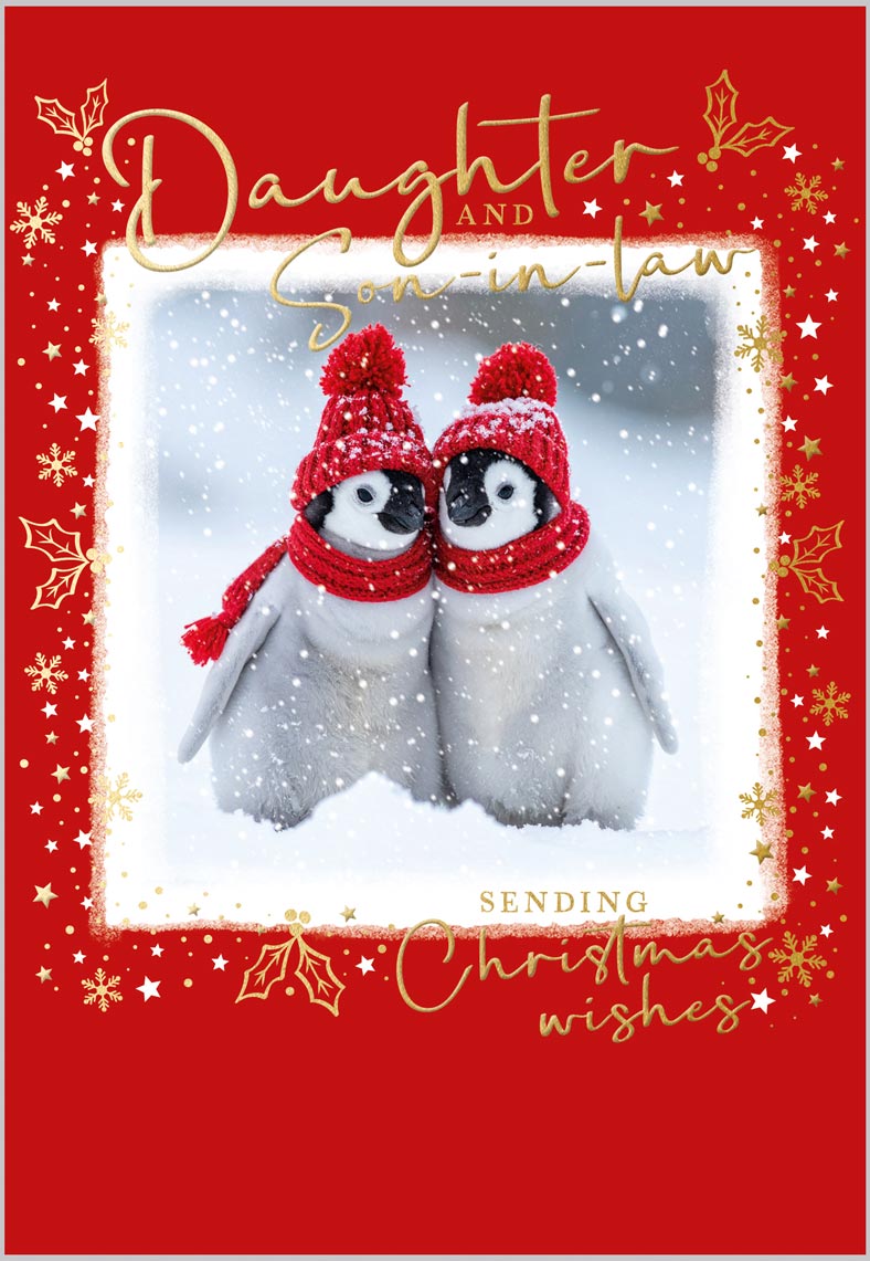 Daughter and Son-in-Law Penguin Couple