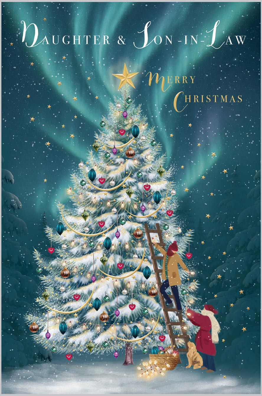 Daughter and Son-in-Law Decorating the Christ