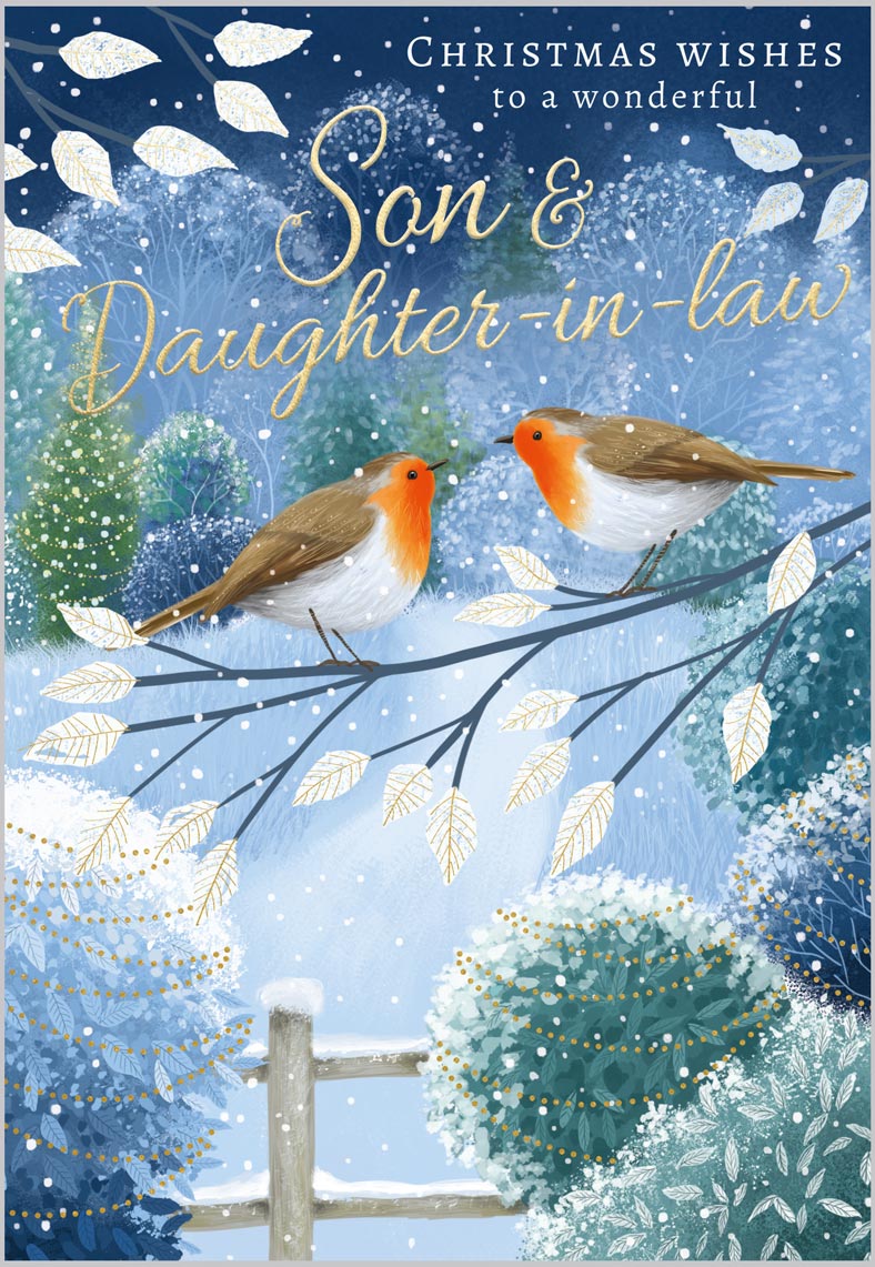 Son and Daughter-in-Law Robin Couple