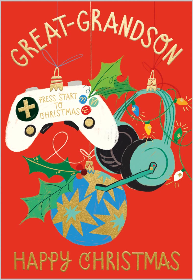 Great-Grandson Festive Gaming