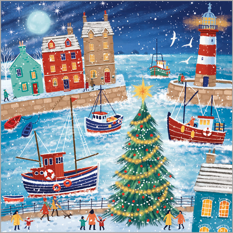 Christmas Harbour Scene