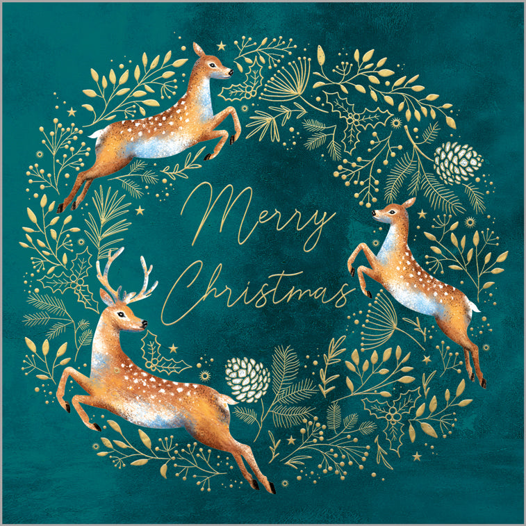Christmas Stag Wreath