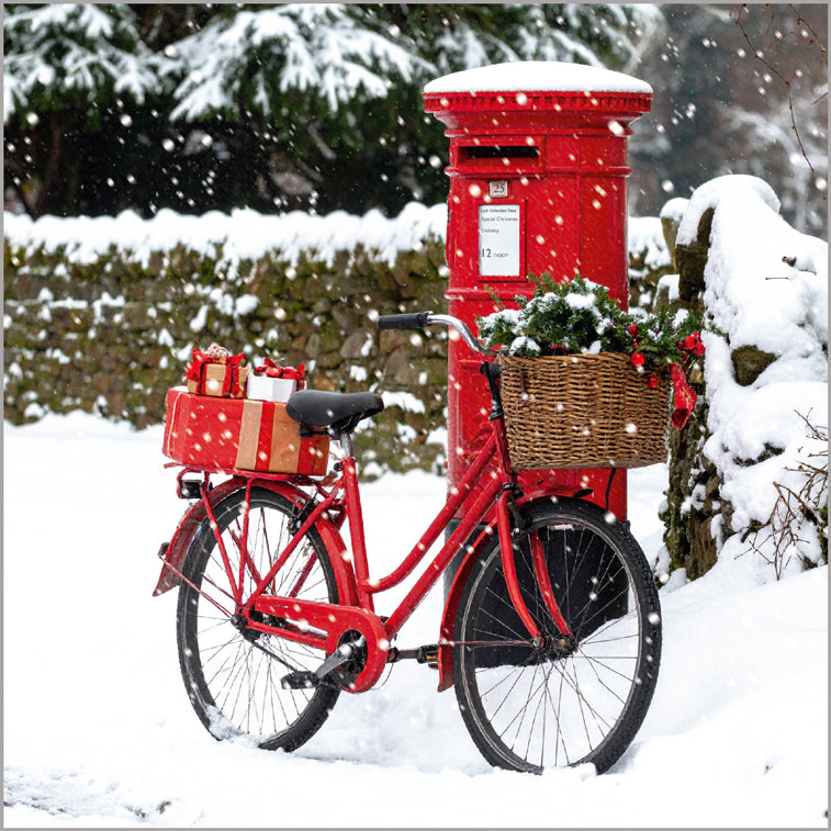 Red Bicycle and Postbox