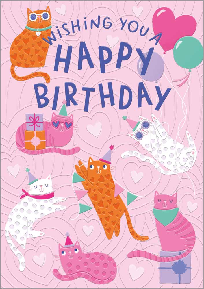 Birthday Girl Party Cats