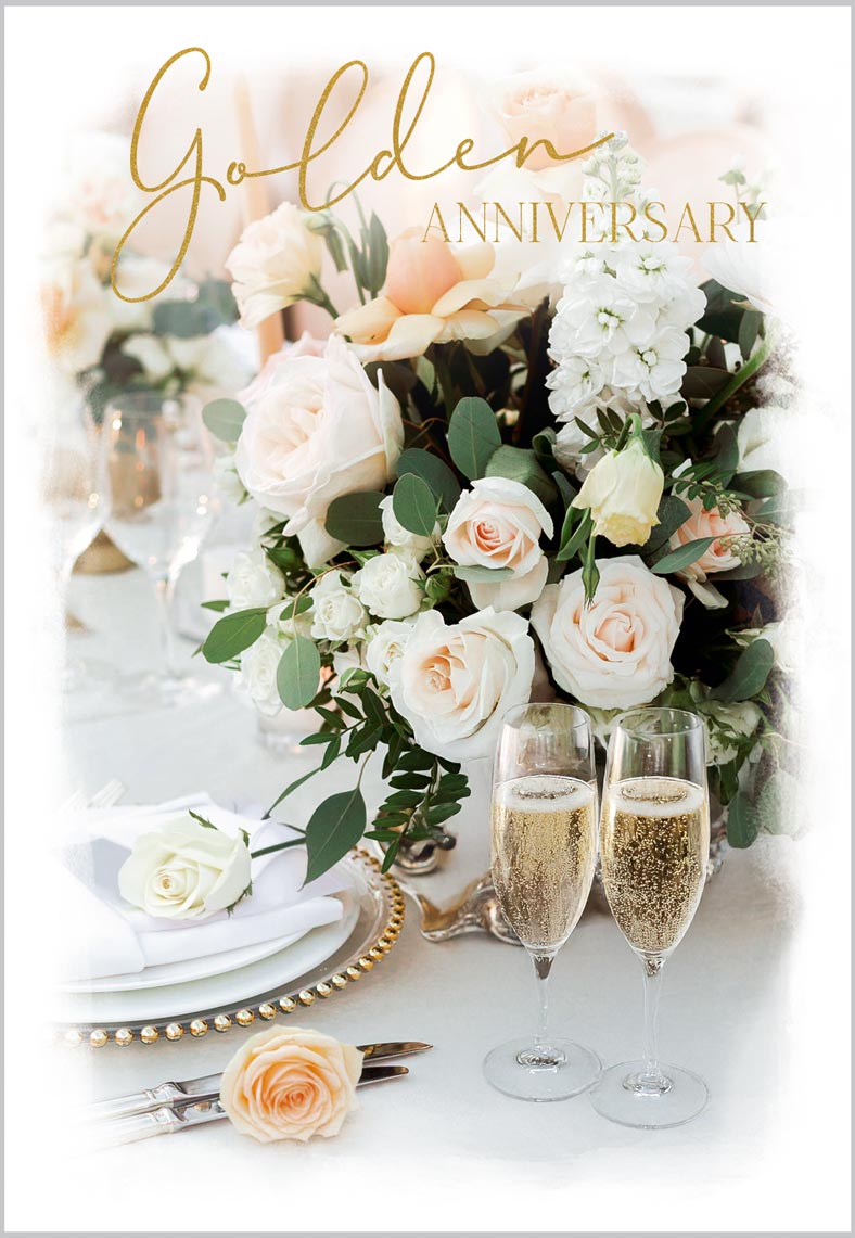 Golden Anniversary Celebratory Table