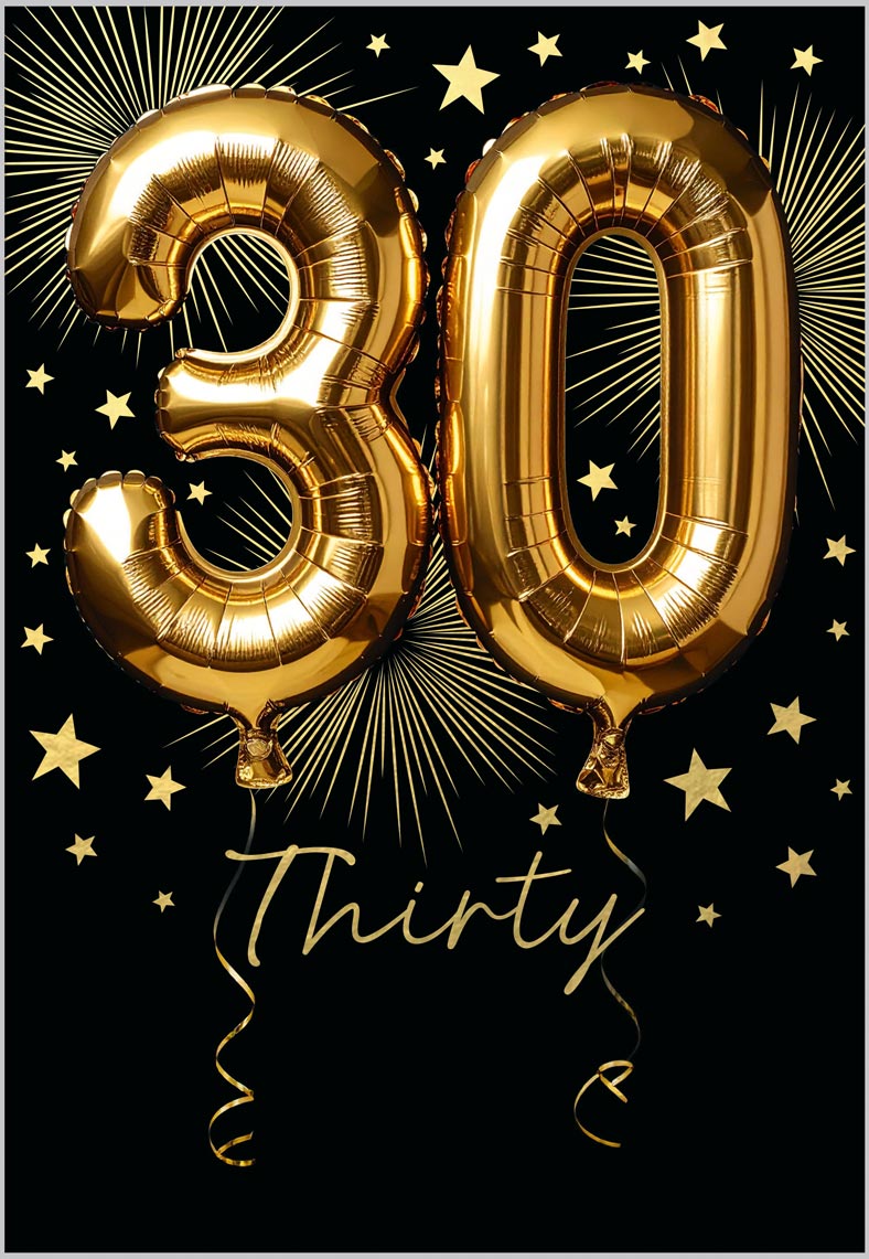 Age 30 Balloons