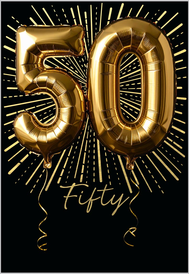 Age 50 Balloons