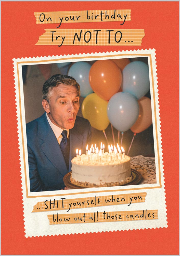 Funny Birthday Vintage Candles