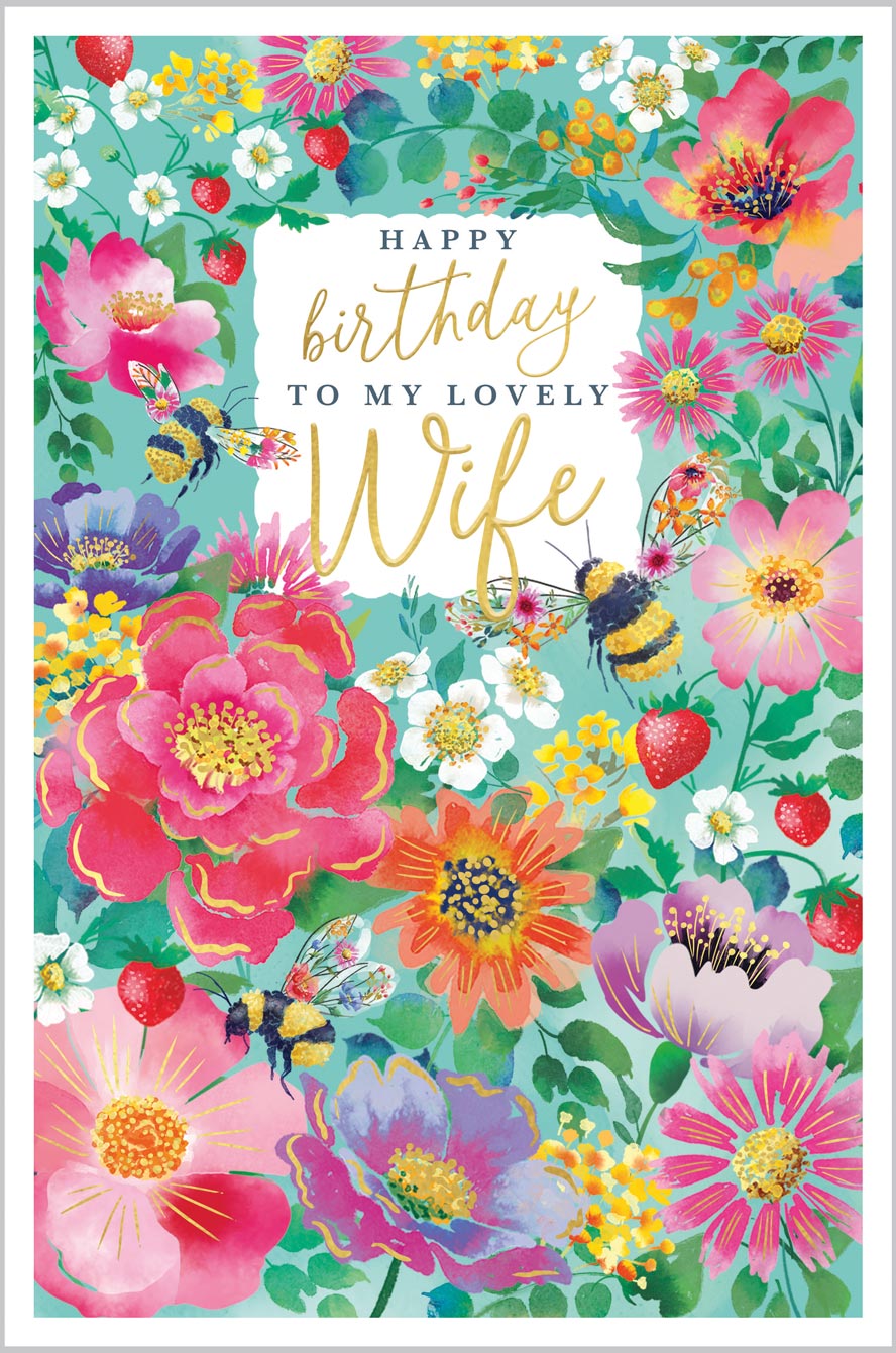 Wife Birthday Summer Flowers