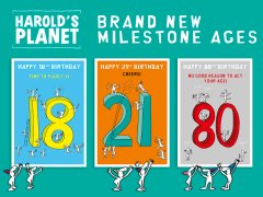 Harold's Planet Milestone Birthday Designs
